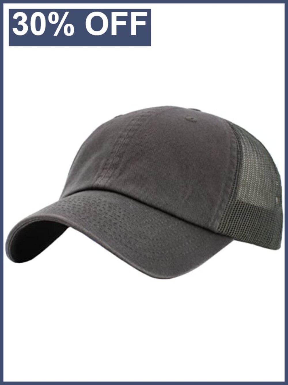 KBETHOS Classic Mesh Trucker Low Profile Baseball Cap Adjustable Snapback Dad
